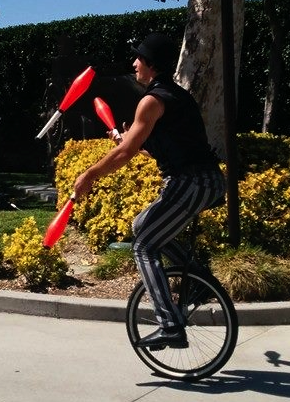 Alex Juggling Unicycle